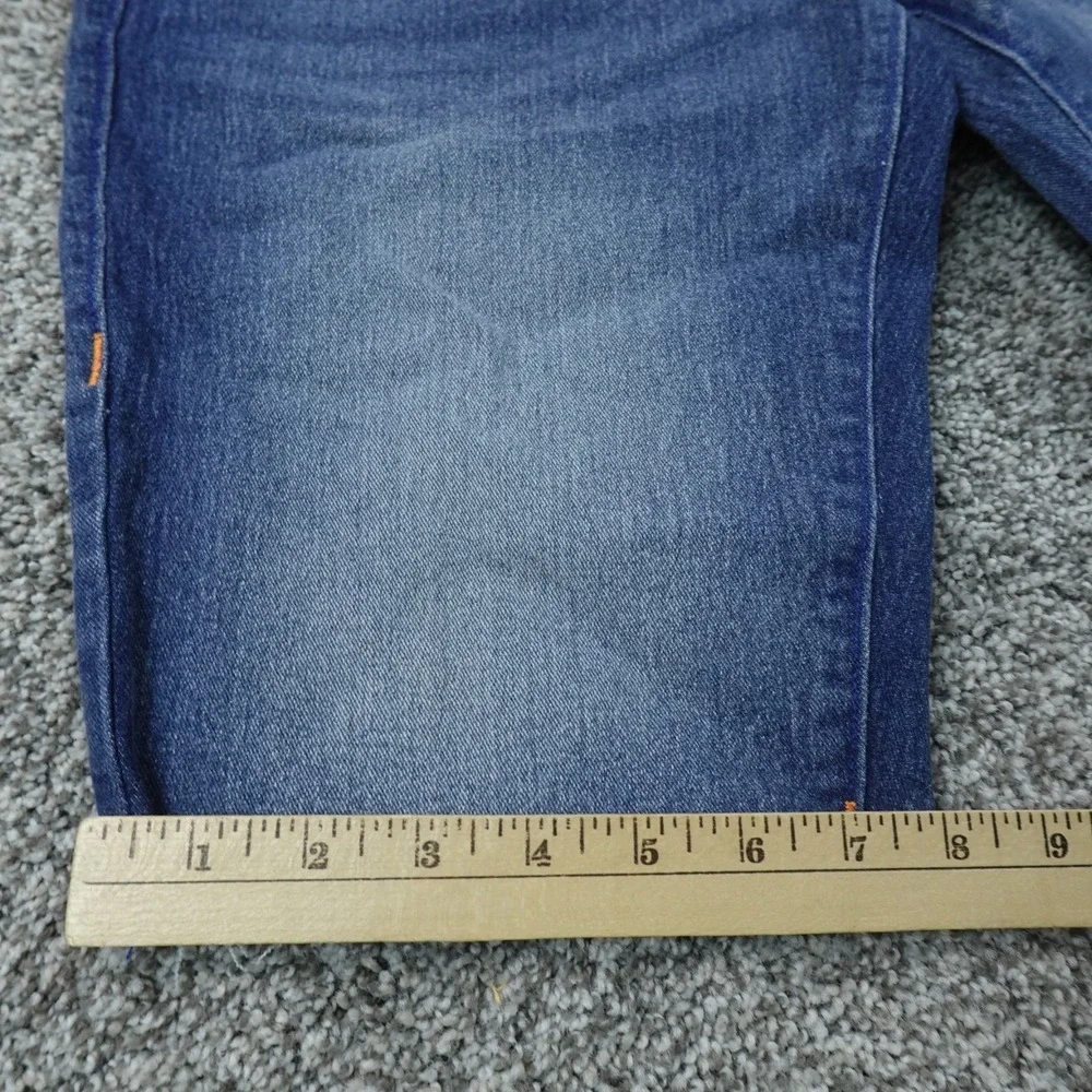 NEW True Religion Shorts Mens 30 Dark Blue Denim Jean Jorts Rocco Relaxed Skinny